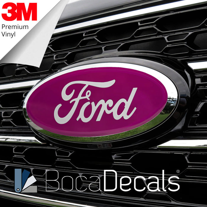 BocaDecals 2024-2025 Ford F150 Emblem Overlay Insert Decals (Set of 2)